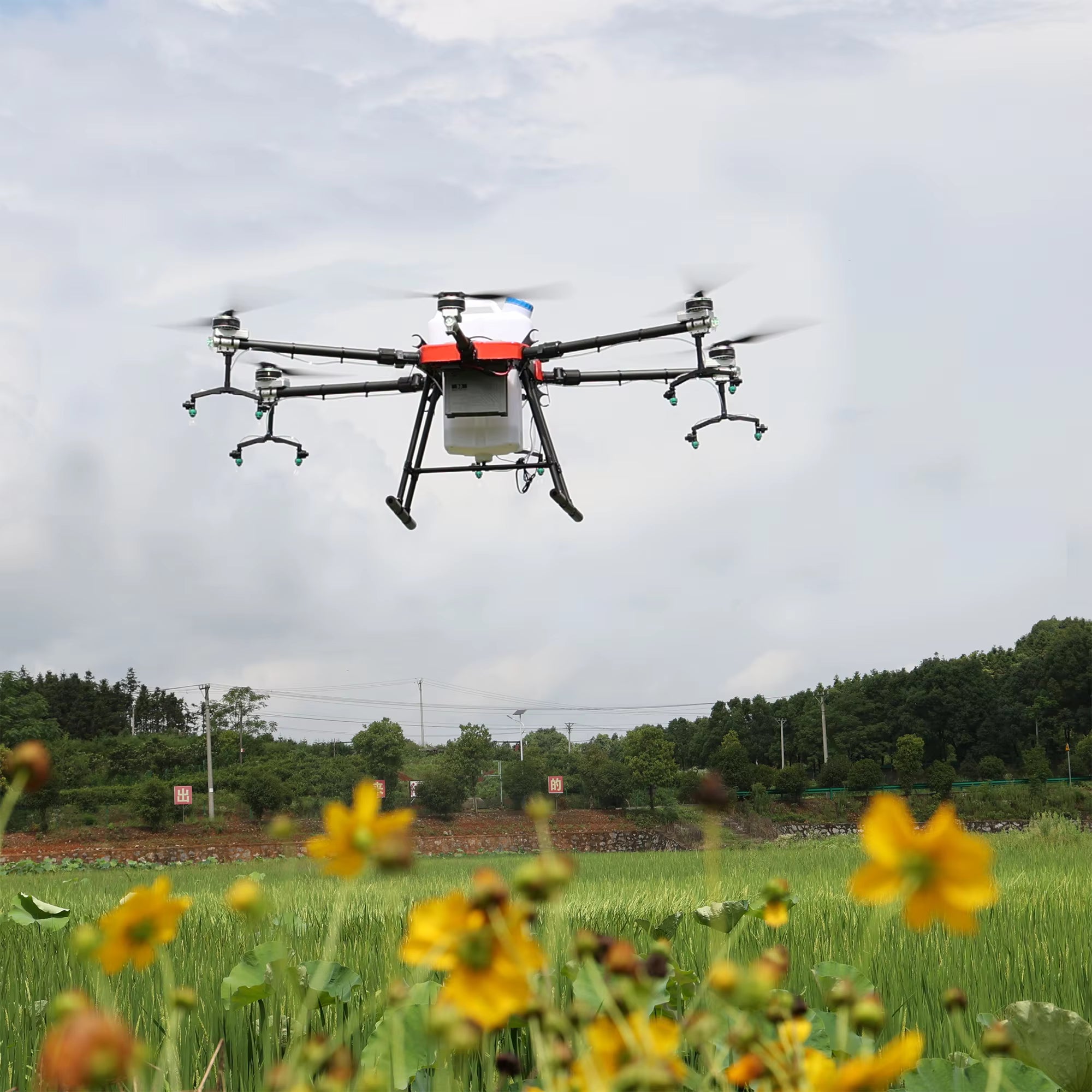 6 Axis 17L Agriculture Drone with 4K Camera and GPS
