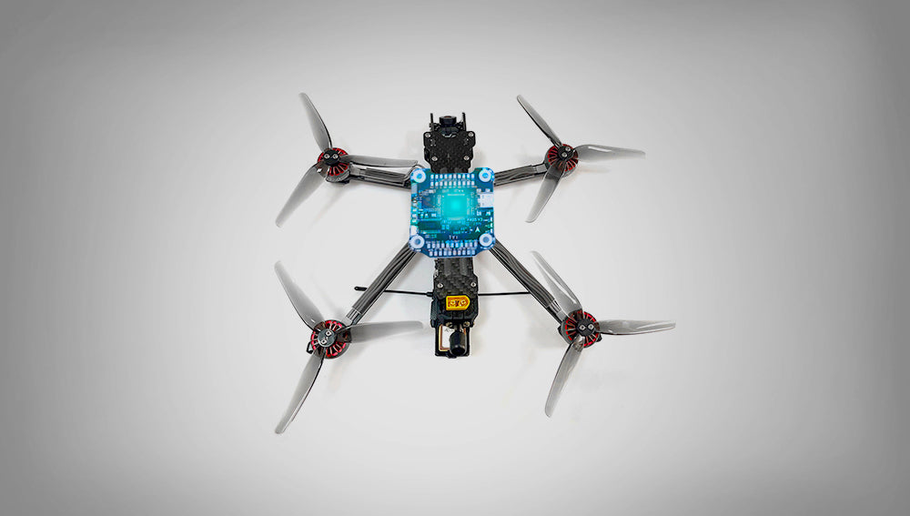 Tyi Fpv Racing Drone DIY Drone Kit 5 Inch RTF DIY Set with Brushless Motor Long Range Flight Controller Transmission