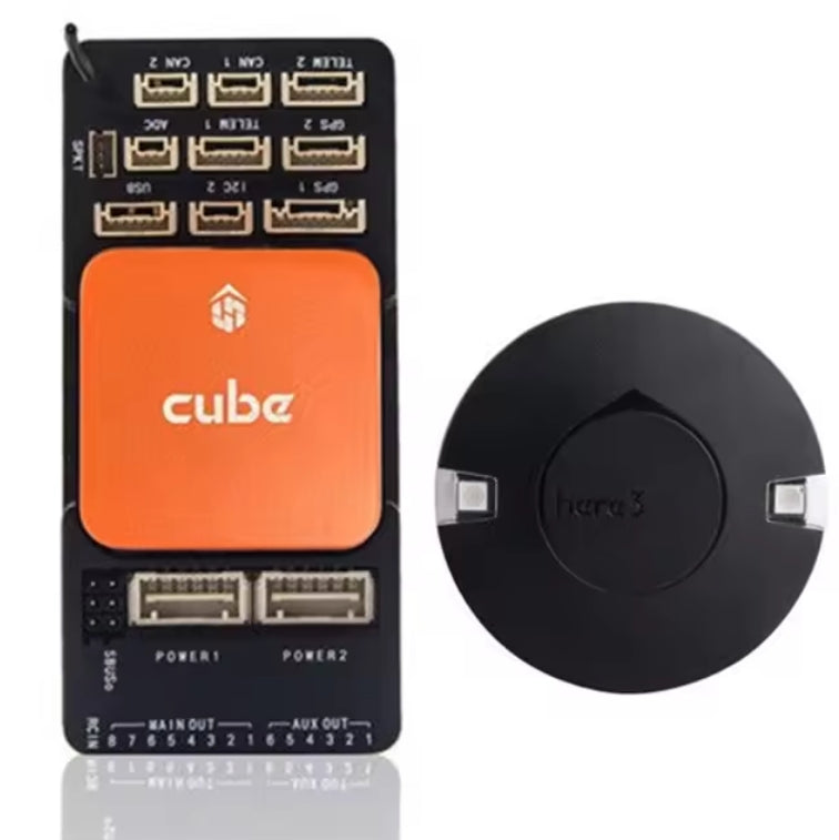 Hex Pixhawk 2.1 Cube Orange Standard Kit with Here 3 and Ads-B Carrier Board, RC Drone VTOL Aircraft, Multirotor Aircraft