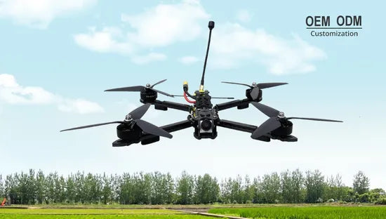 Tyi Mark4 7 Inch RC Racing Fpv Drone Unmanned Aerial Vehicle Carbon Fiber Fpv Drone Full Set Quadcopter Long Range