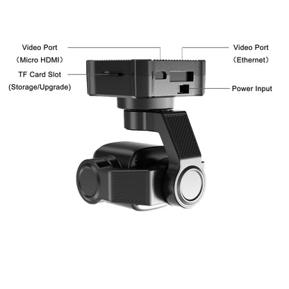 A8 Mini 4K 8MP Ultra HD 6X Digital Zoom Gimbal Camera with 1/1.7" Sensor Hdr Starlight Night Vision 4K Resolution Mini
