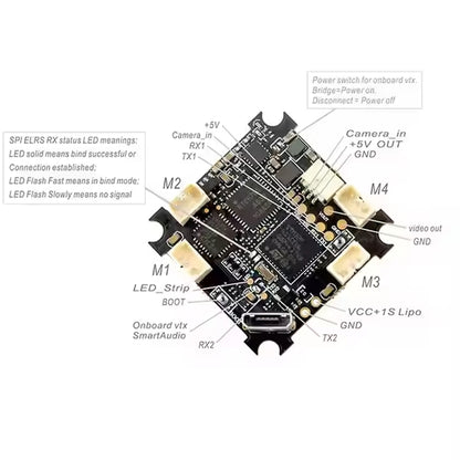 Holybro Kakute F4 V2.4 Stack Mpu6000 F4 Flight Controller Tekko32 F4 50A 60A65A 4in1 ESC-Atlatl for RC Fpv Drone