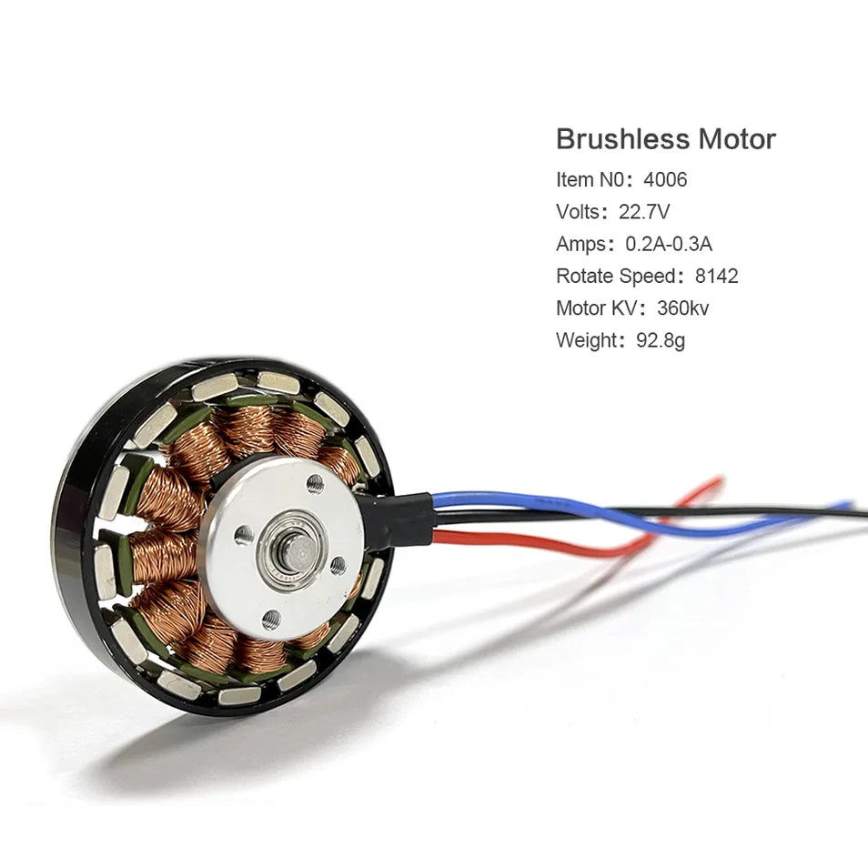 Tyi 4006 360kv Brushless Motor Professional Fpv Drone Accessories Electric Power for Agricultural Use