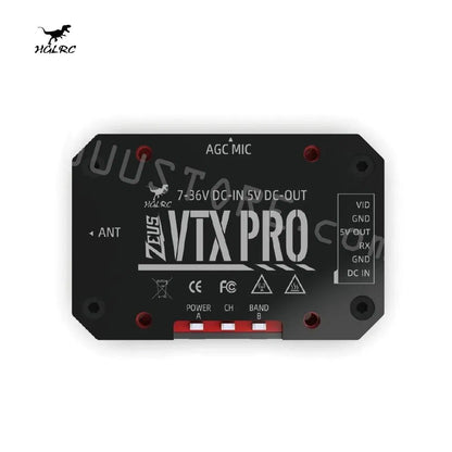 Hglrc Zeus Vtx PRO 1.6W 5.8g 40CH Fpv Built-in Microphone 7-36V for Long Range Fpv Drone Vtx MMCX Antenna Interface