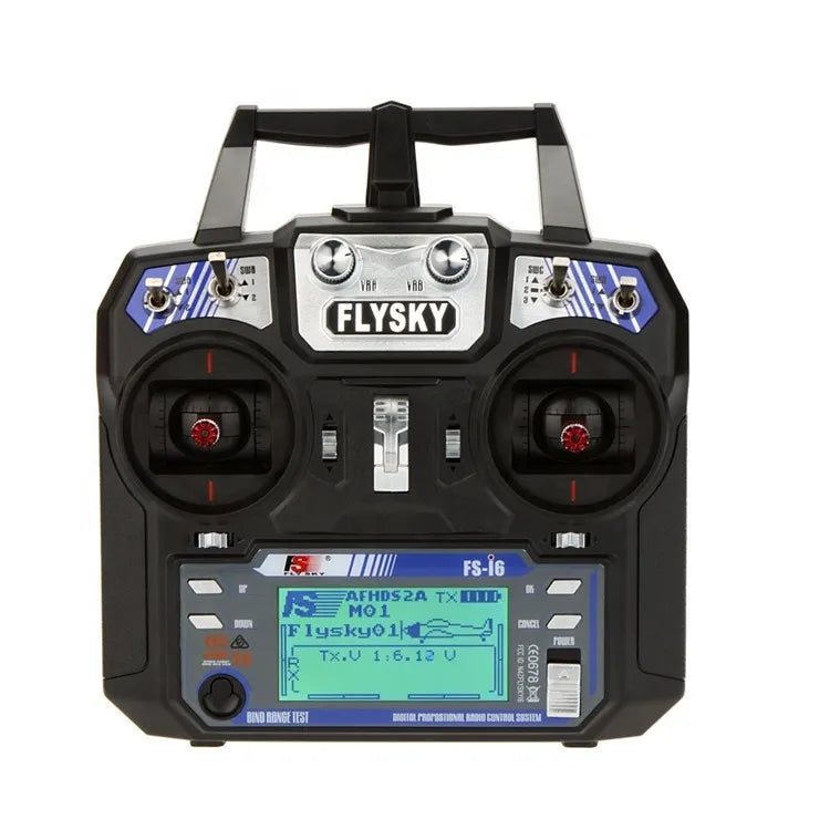Flysky Fs-I6 2.4G 6CH Remote Control Transmitter with Ia6/Ia6b Receiver for Fpv Drones