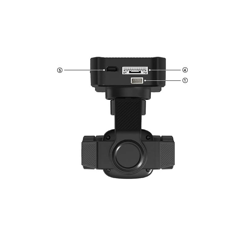 A8 Mini 4K 8MP Ultra HD 6X Digital Zoom Gimbal Camera with 1/1.7" Sensor Hdr Starlight Night Vision 4K Resolution Mini