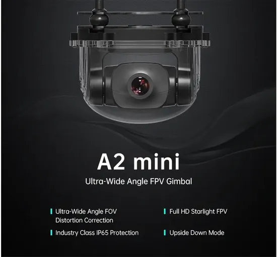 Siyi A2 Mini Super Wide-Angle Fpv Gimbal 1080 Starlight Night Vision, Industrial Grade Three-Proof, Inverted Mode Drone Camera Uav Camera