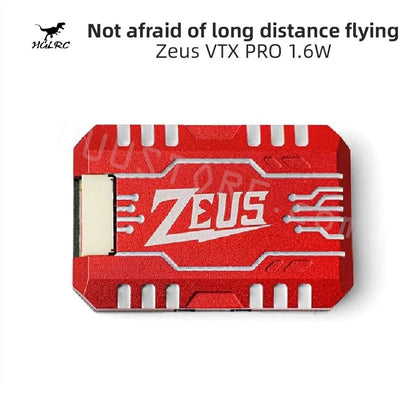 Hglrc Zeus Vtx PRO 1.6W 5.8g 40CH Fpv Built-in Microphone 7-36V for Long Range Fpv Drone Vtx MMCX Antenna Interface