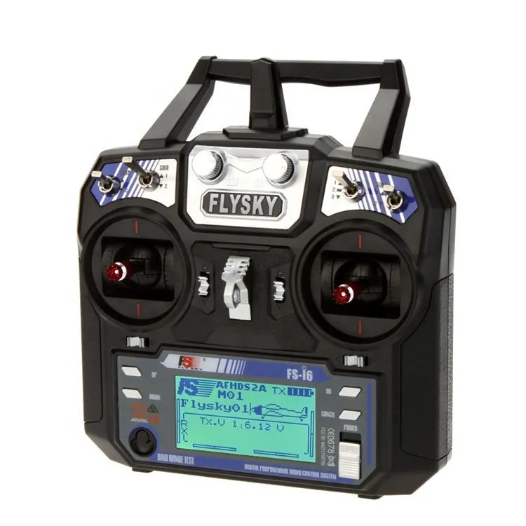 Flysky Fs-I6 2.4G 6CH Remote Control Transmitter with Ia6/Ia6b Receiver for Fpv Drones