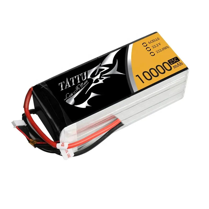 High Quality Tattu 10000mAh 22.2V 25c 6s1p Lipo Battery for Agriculture Drone