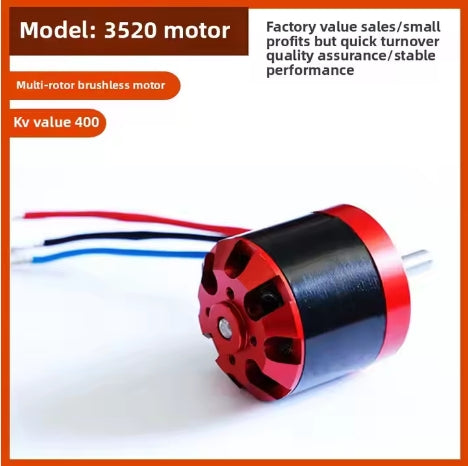 Customizable Logo Kv400 Genuine New Electric Drone Motor Accessory 3520 Multirotor Fixed-Wing Drone