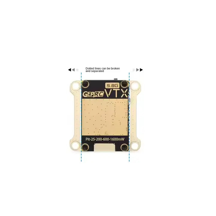Geprc Rad Vtx 5.8g 1.6W Video Transmission High Power Fpv Penetrator Uav RC Fpv Drone Kit