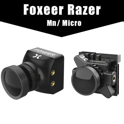 Foxeer Razer Micro/Mn Fpv Camera 1200tvl 1.8mm M8 Lens Camera 4: 3/16: 9 PAL/NTSC Switchable for Traversal Fpv Drone Camera