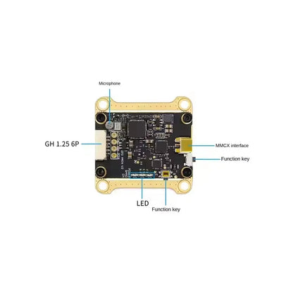 Geprc Rad Vtx 5.8g 1.6W Video Transmission High Power Fpv Penetrator Uav RC Fpv Drone Kit