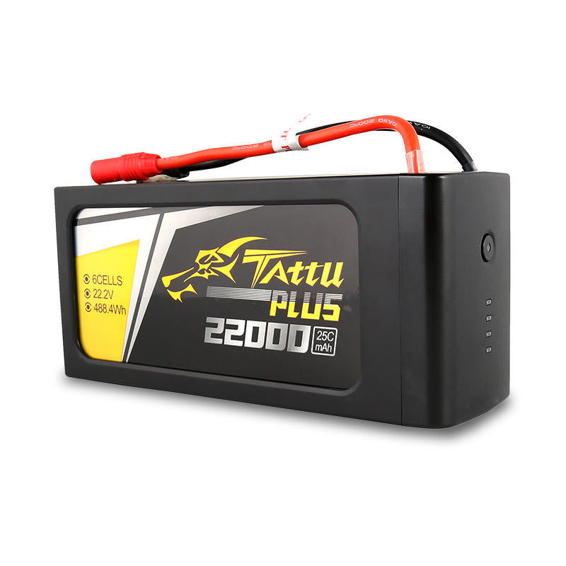 Tattu Plus Intelligent 22000mAh 25c 22.2V 6s1p Lipo Battery Tattu Smart Drone Battery for Agricultural Sprayer
