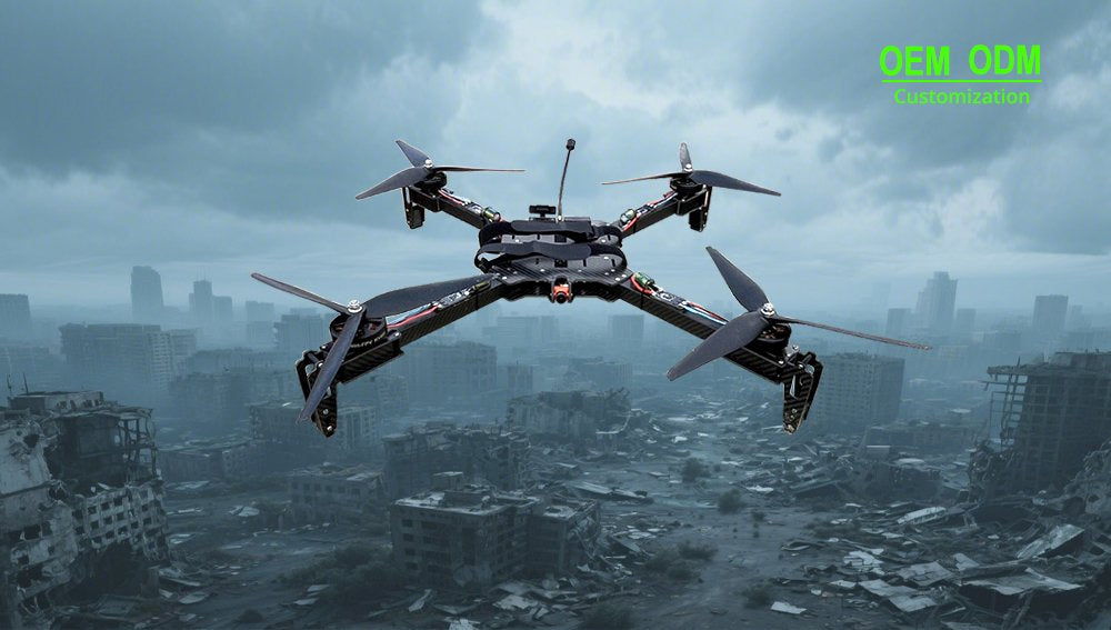 Tyi Mark4-13" V2 Fpv Drone with Arm Thickness 20mm Square Tube 100A 4-in-1 ESC 5~6kg Payload 5.8g 3W Elrs 915GHz 10km Image Transmission Distance