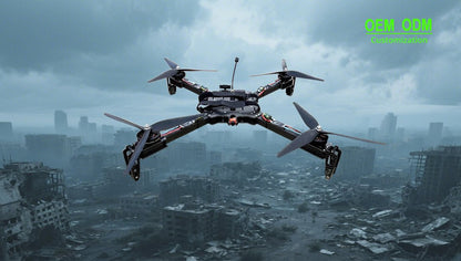 Tyi Mark4-13" V2 Fpv Drone with Arm Thickness 20mm Square Tube 100A 4-in-1 ESC 5~6kg Payload 5.8g 3W Elrs 915GHz 10km Image Transmission Distance