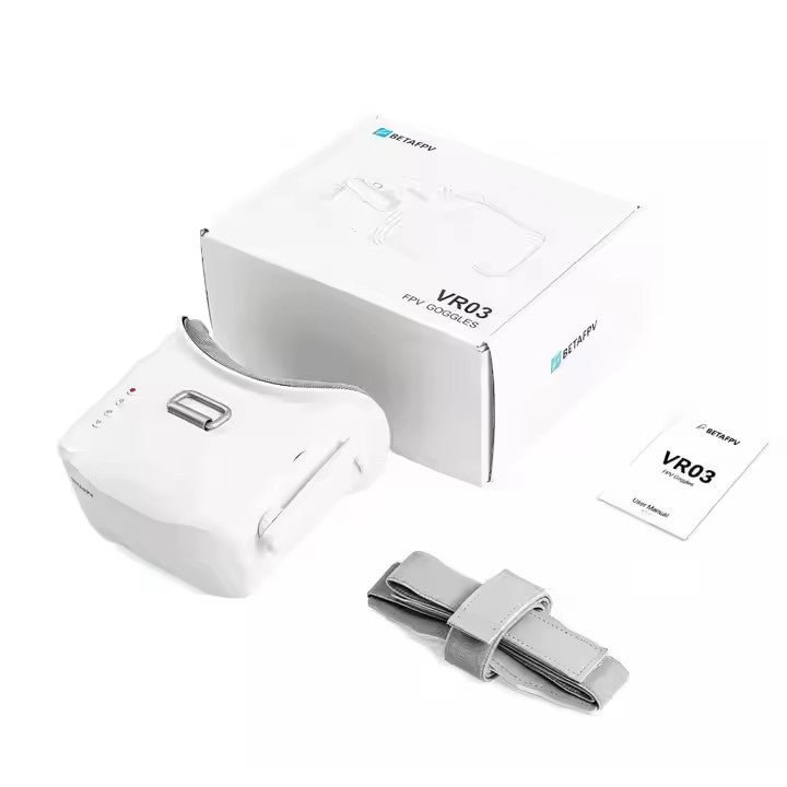 Betafpv Vr03 5.8GHz Fpv Goggles for RC Racing Drones with Accessory Pack