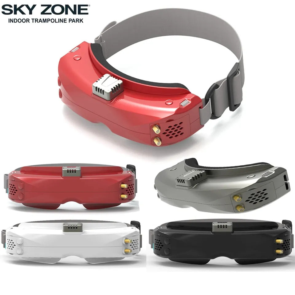 Skyzone Sky04X V2 OLED 5.8g 48CH Steadyview Receiver 1280X960 DVR Fpv Goggles with Head Tracker Fan for RC Airplane Racing Drone1080p Vr Glassess