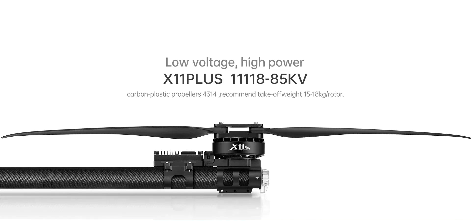 Hobbywing Xrotor X11 Plus Power System 11118-85kv Motor Max Thrust 37kg