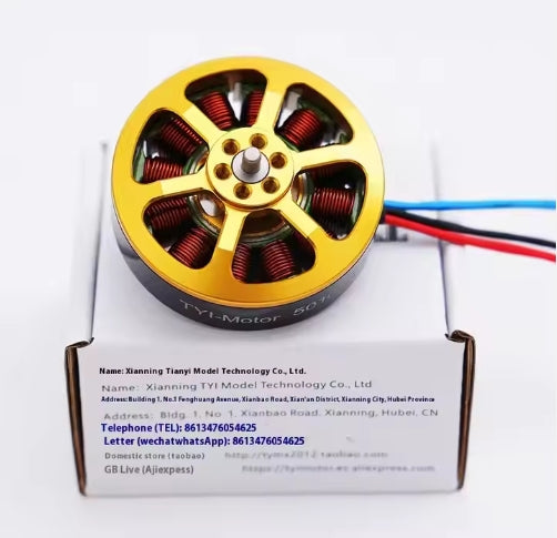 Customizable Mini DIY Multirotor Drone Motor 5010 Brushless 4.3kg Pulling Force