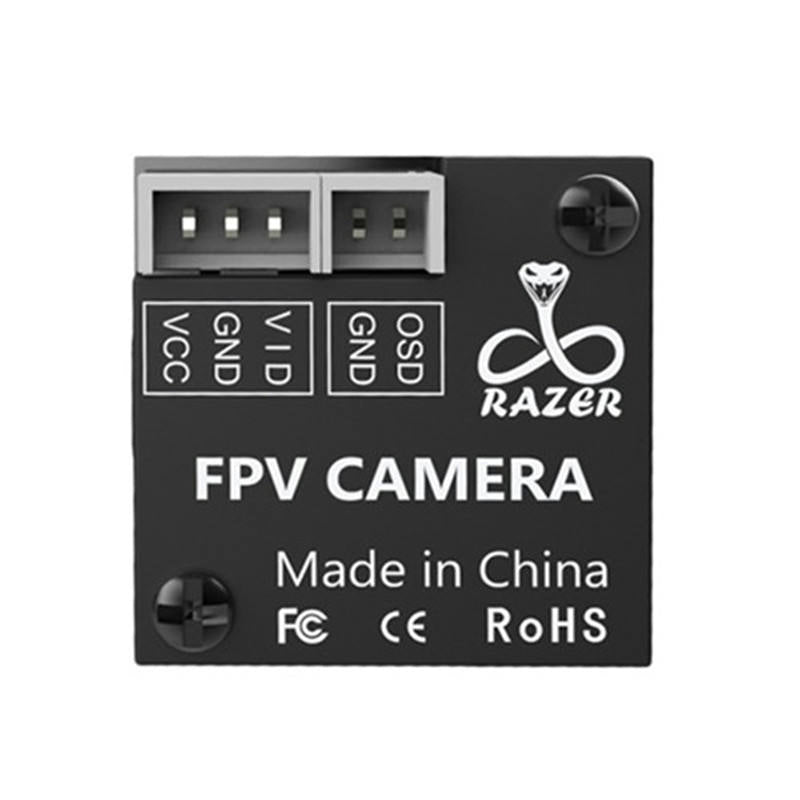 Foxeer Razer Micro/Mn Fpv Camera 1200tvl 1.8mm M8 Lens Camera 4: 3/16: 9 PAL/NTSC Switchable for Traversal Fpv Drone Camera
