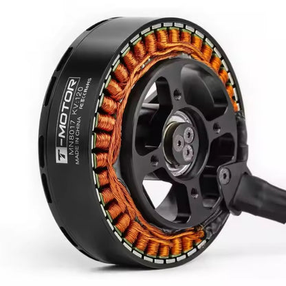 T-Motor Mn8017 Kv120 Antigravity Brushless Motor High Speed with Heavy Payload Capacity Waterproof for Drone Use