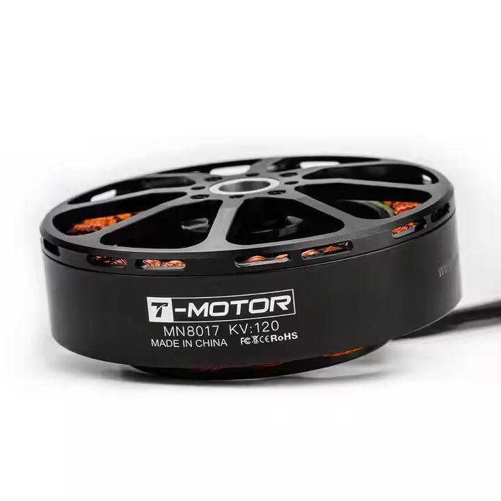 T-Motor Mn8017 Kv120 Antigravity Brushless Motor High Speed with Heavy Payload Capacity Waterproof for Drone Use