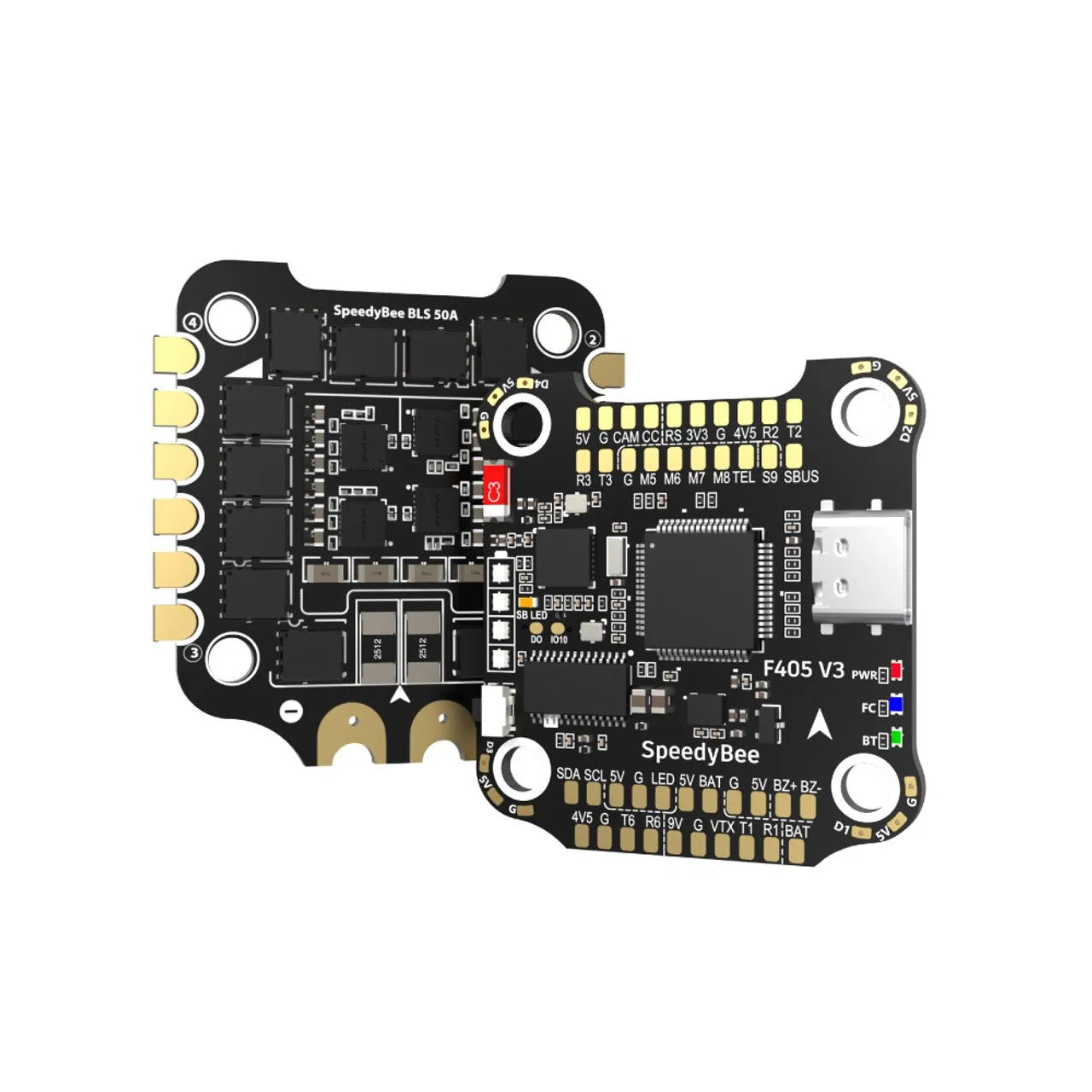 Speedybee Mini F405 V3 Bls 50A 30X30 FC&ESC Stack Type-C USB Port Metal Protection for Camera Flight Controller