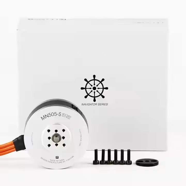 T-Motor Mn505-S Kv380 Brushless Motor for Vt-Ol Drone BLDC Uav Engine with Cooling Design Waterproof Drone Accessories