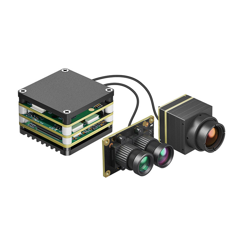 Al Visioncube Dt Racing Fpv Ai Locking Tracking System Drone Thermal Dual Cameras Target Lock Guidance Module Kit