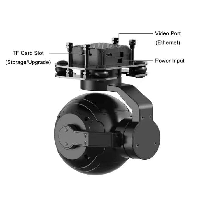 Good Quality Zr10 2K 4MP 30X Hybrid Zoom Gimbal Camera with Hdr Starlight Night Vision