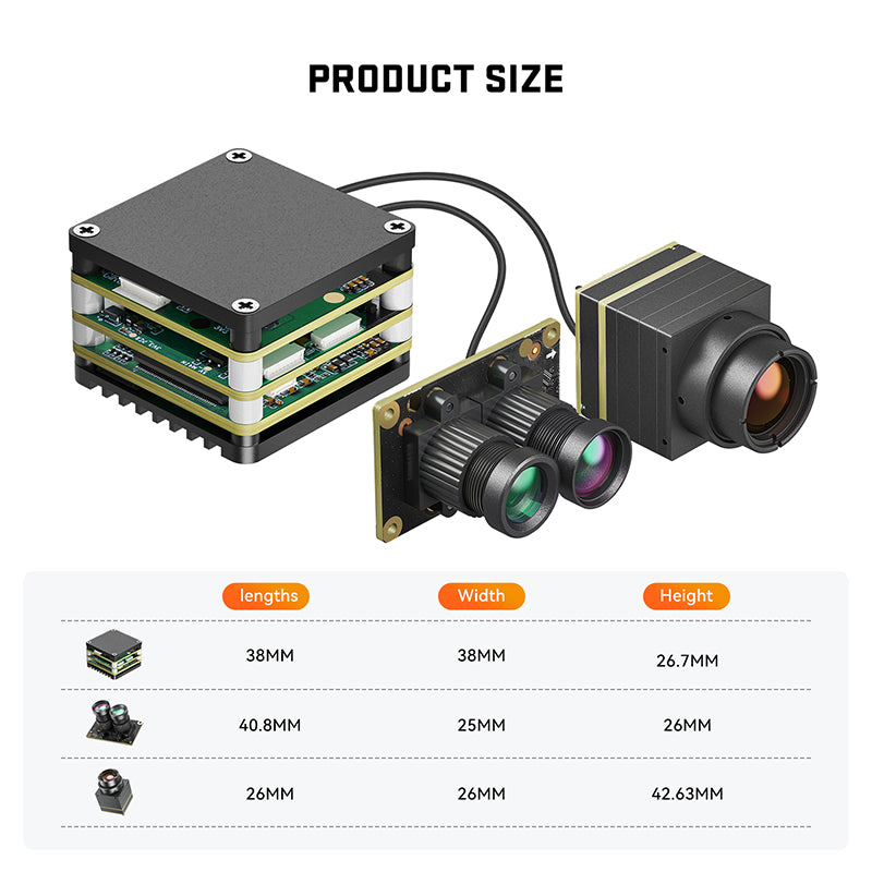 Al Visioncube Dt Racing Fpv Ai Locking Tracking System Drone Thermal Dual Cameras Target Lock Guidance Module Kit