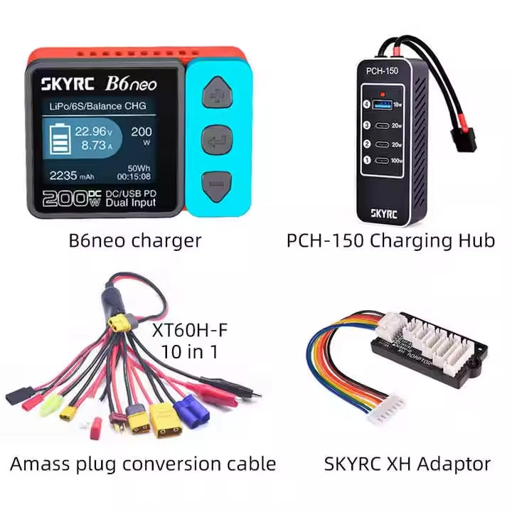 Skyrc B6neo Smart Charger High Power DC200W Pd80W Power Quantity Detector