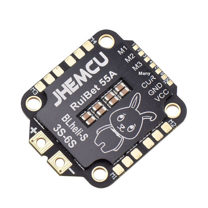 Genuine Jhemcu Ruibet Four-in-One ESC 45A 55A 3-6s Dshot600blheli_S for Fpv Drone Sprayers Dshot600blheli_S Function Remote