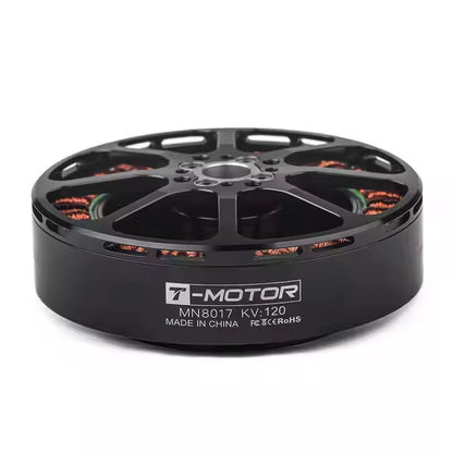 T-Motor Mn8017 Kv120 Antigravity Brushless Motor High Speed with Heavy Payload Capacity Waterproof for Drone Use