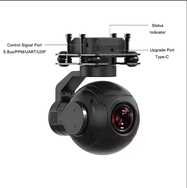 Good Quality Zr10 2K 4MP 30X Hybrid Zoom Gimbal Camera with Hdr Starlight Night Vision