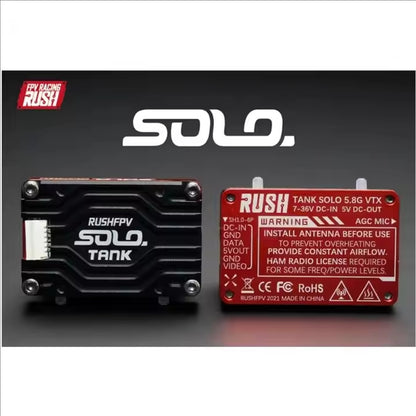 Rush Solo Tank 5.8g Max Vtx Fpv Video Transmitter 1.6W & 2.5W for RC Fpv Drones Accessory
